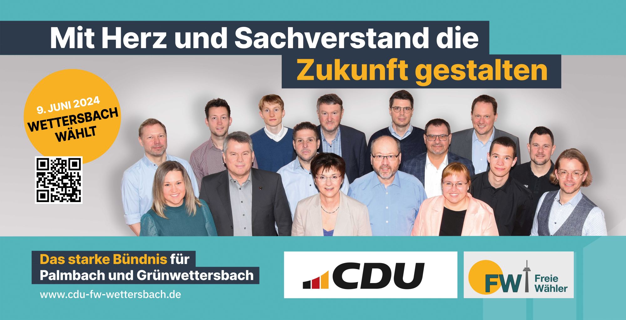 Kommunalwahl 2024 – CDU/FW-Ortschaftsratsfraktion Wettersbach (Karlsruhe)